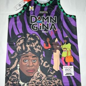 Damn Gina Sheneneh Basketball Jersey Size S MSRP $120
